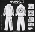 “ No Handouts  ” windbreaker set
